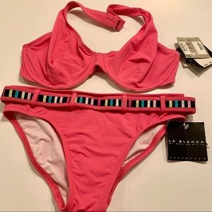 NWT‎ LA Blanca by Rod Beattie Bikini Swimsuit